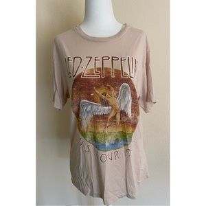 Daydreamer Led Zeppelin Band T-Shirt • Size S • 50% Cotton 50% Modal